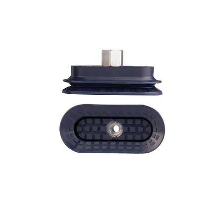 Fipa Bellows vacuum cup oval 85x40 mm, NBR blue, fitting G1/4-female 138.85x40.030.1